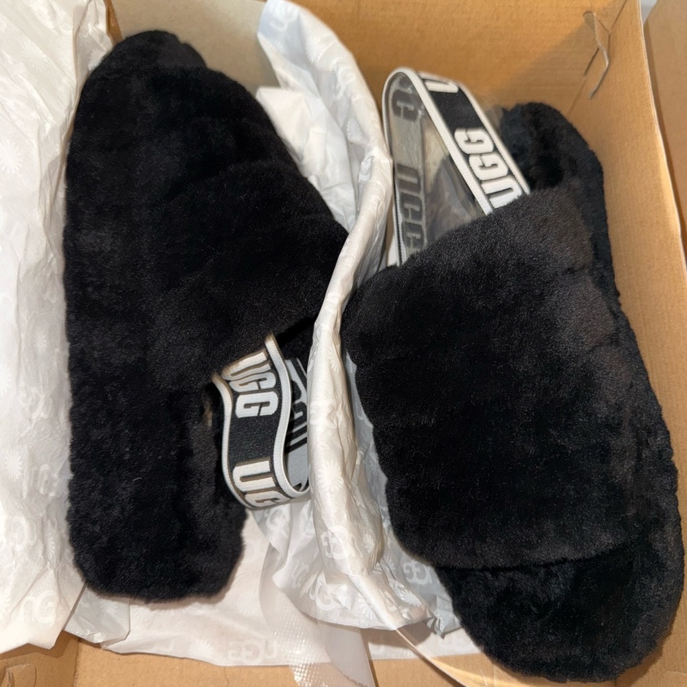 UGG Black Yeah Slides